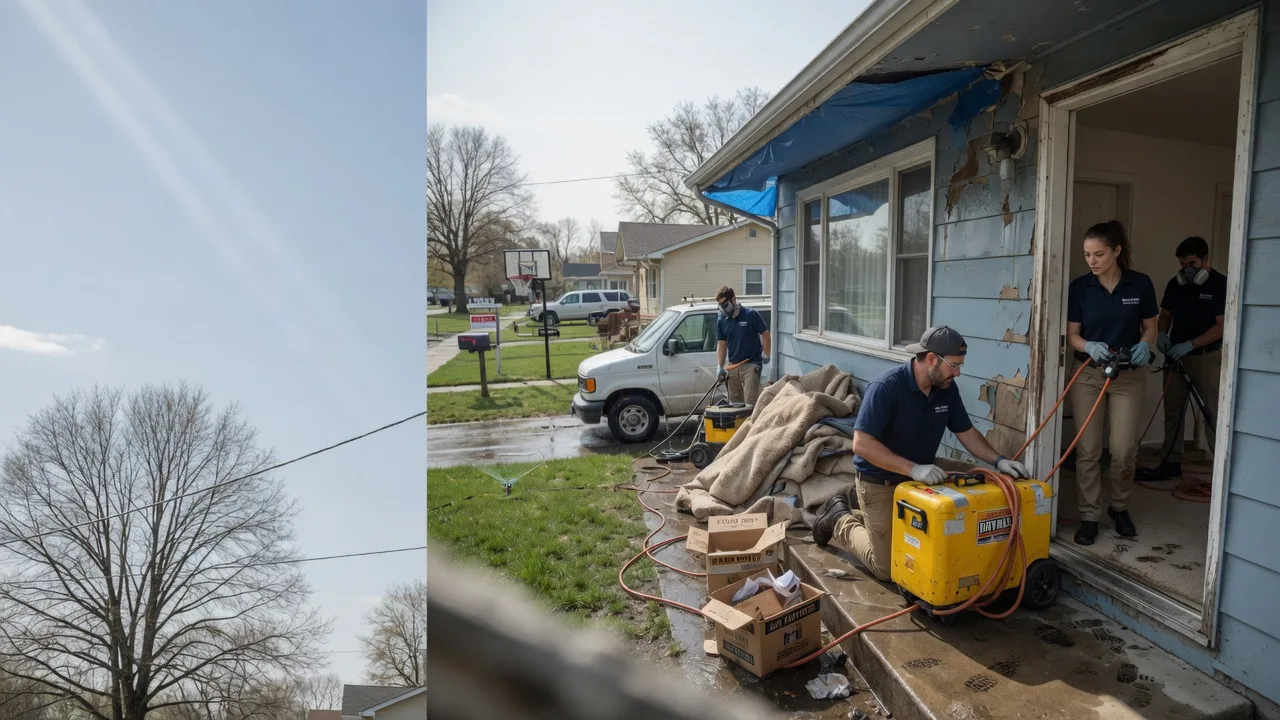 Basement Flood Cleanup in Martinsville, IN near me